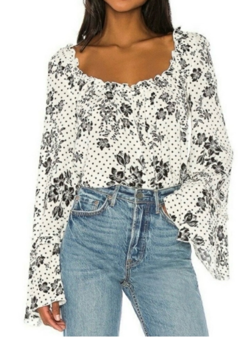 NWT Free People One on One Date Bodysuit